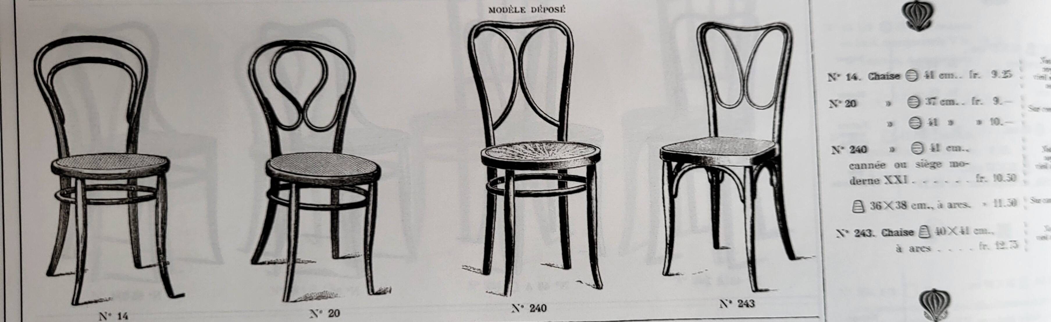 J&J Kohn Bistro Chair No. 14