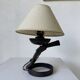 Brutalist metal lamp from the 50s