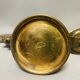 Church brass candle holder with matchbox