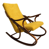 Rocking chair in yellow by TON