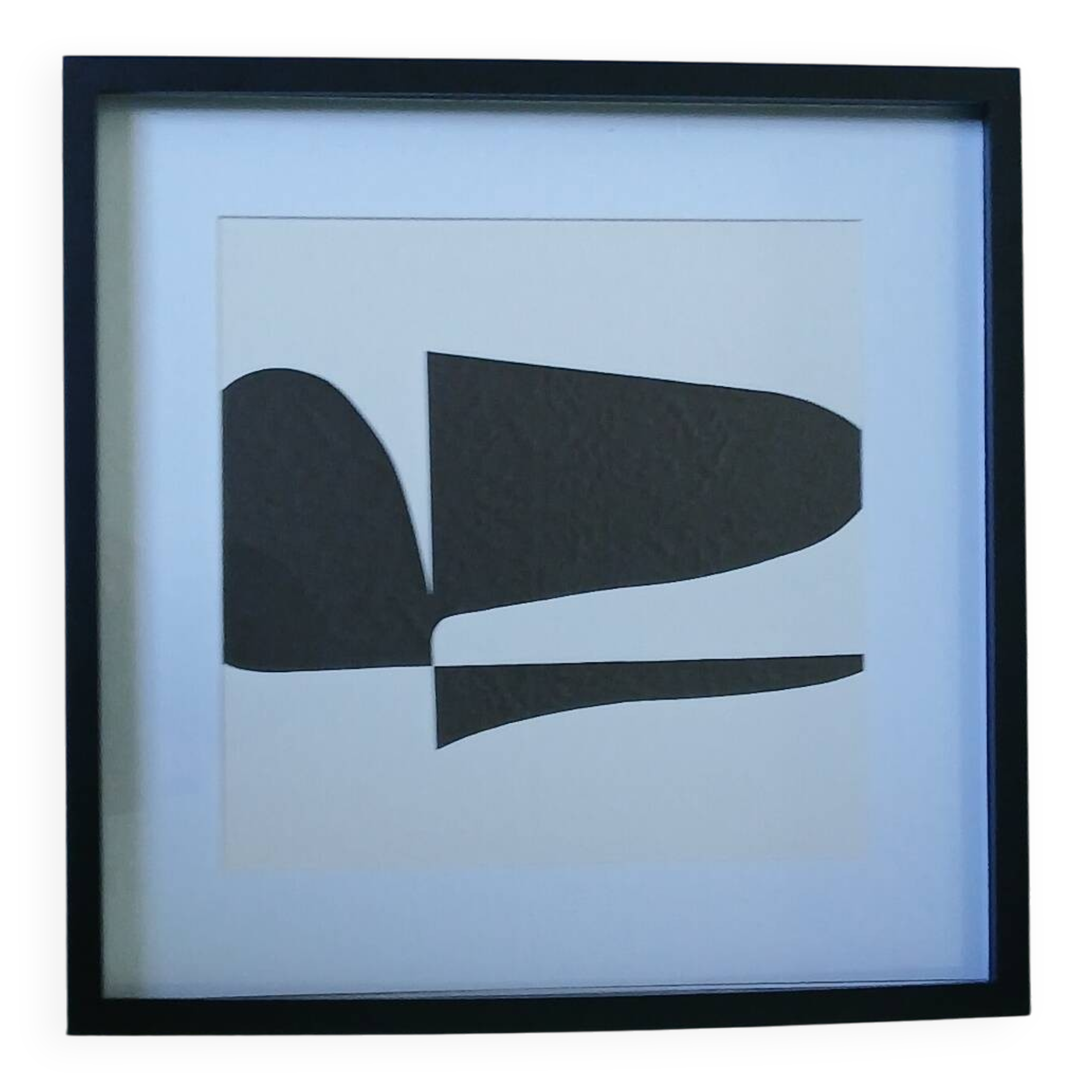 Tableau Vintage Art Optique - Victor Vasarely - Frame 40x40cm