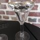 Verre ancien sur pied