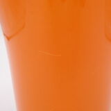 Orange glass vase