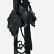 Wrought iron floor lamp, 170 cm, Art Deco work circa 1920