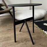 Side table stock table black metal black by normann copenhagen