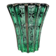 Art Deco vase by Pierre D'Avesn, silver decoration by Atelier Saint Graal.