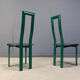 Italian Model Regia dining chairs by Antonello Mosca for Ycami, 1980s