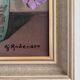 Vintage original flower oil painting, signed floral still life