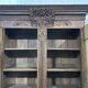 Armoire de mariage Normande sculptée en chêne clair du 19ème siècle