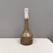 Ceramic table lamp by Danish artist Gitte Dochedahl Denmark 1960s.