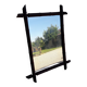 Miroir bois imitation bambou 79 x60 cm