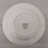 Soup plates soup pasta earthenware digoin sarreguemines vintage valentine model