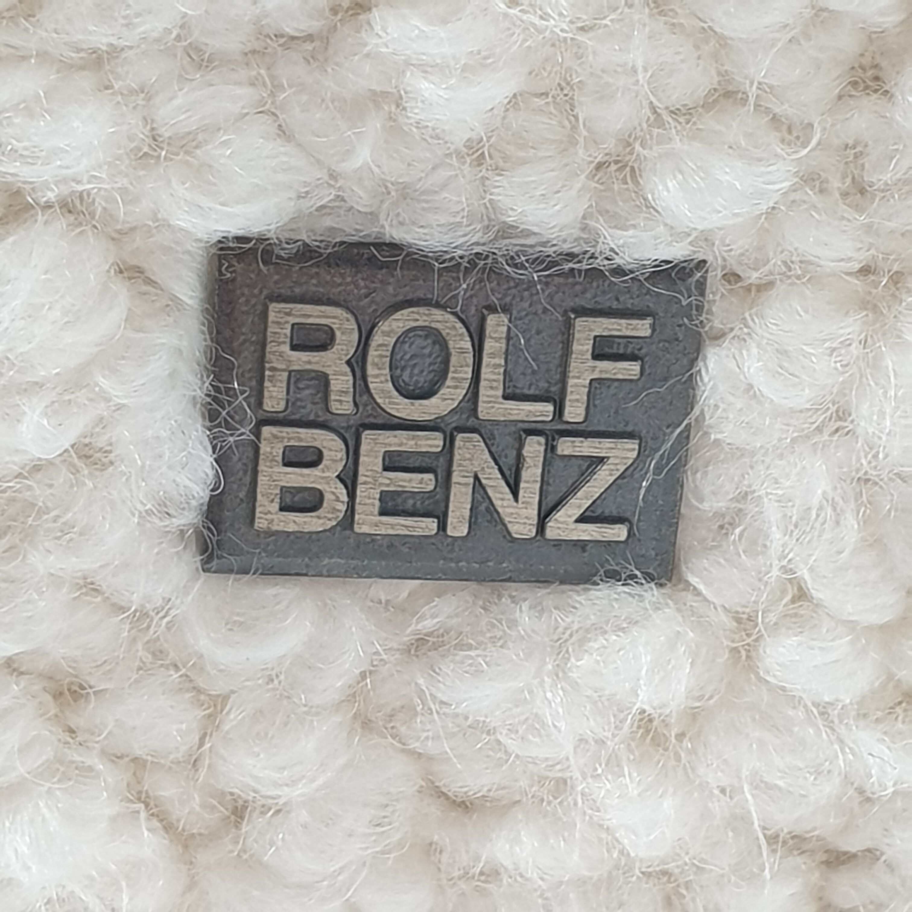 Ensemble de 2 chaises club et 1 pouf par rolf benz