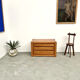 Solid elm chest of drawers, Maison Regain, circa 1970