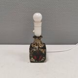 Small delicious ceramic table lamp, Danish and estimated from the 1970s.
