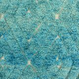 Moroccan blue Berber carpet beni ouarain
