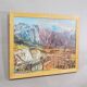 Peinture à l'huile d'Alexander Michael – Tyrol du Sud, 1976