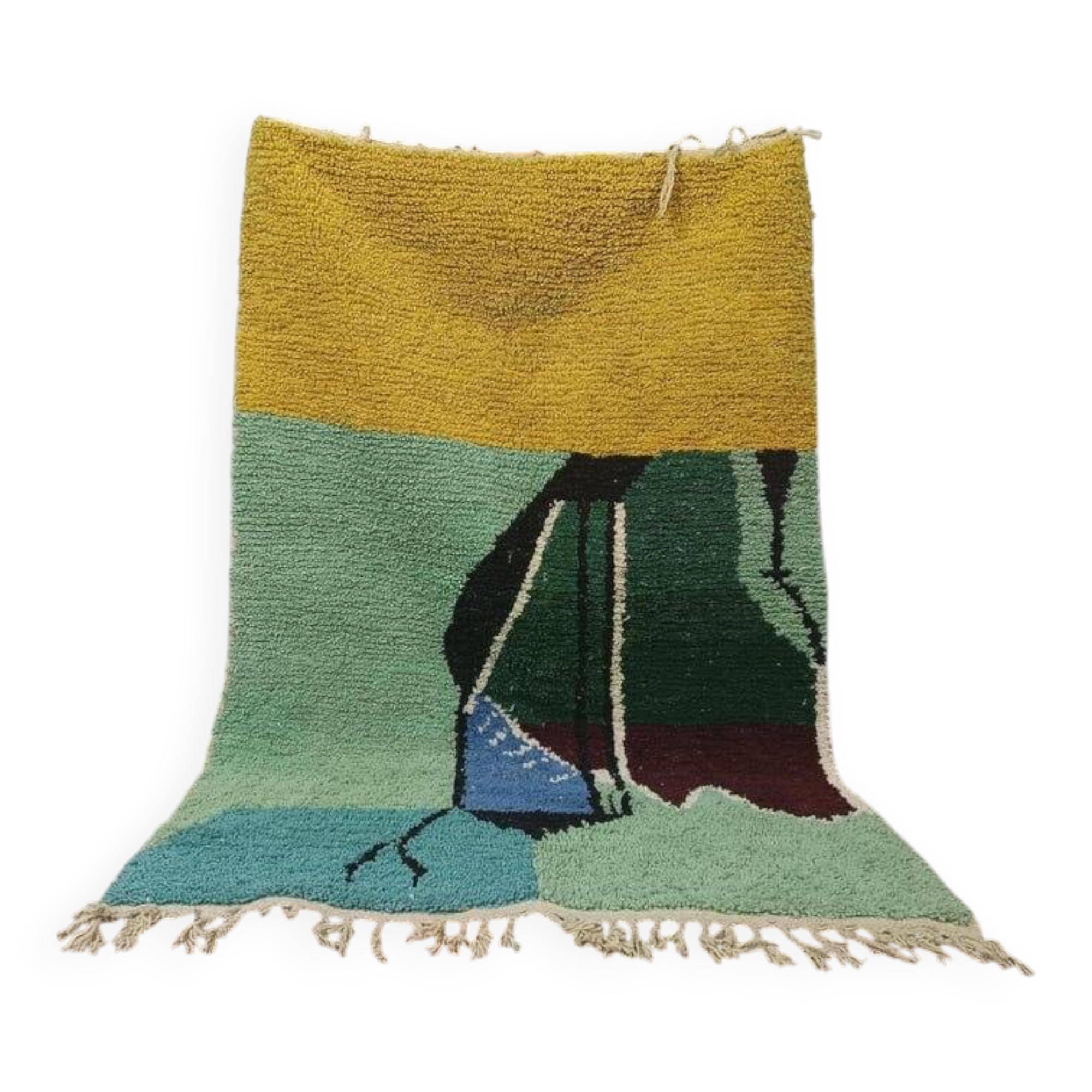 Handmade Berber rug, traditional Moroccan style