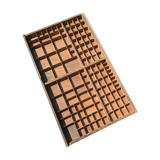 Vintage wooden printing rack