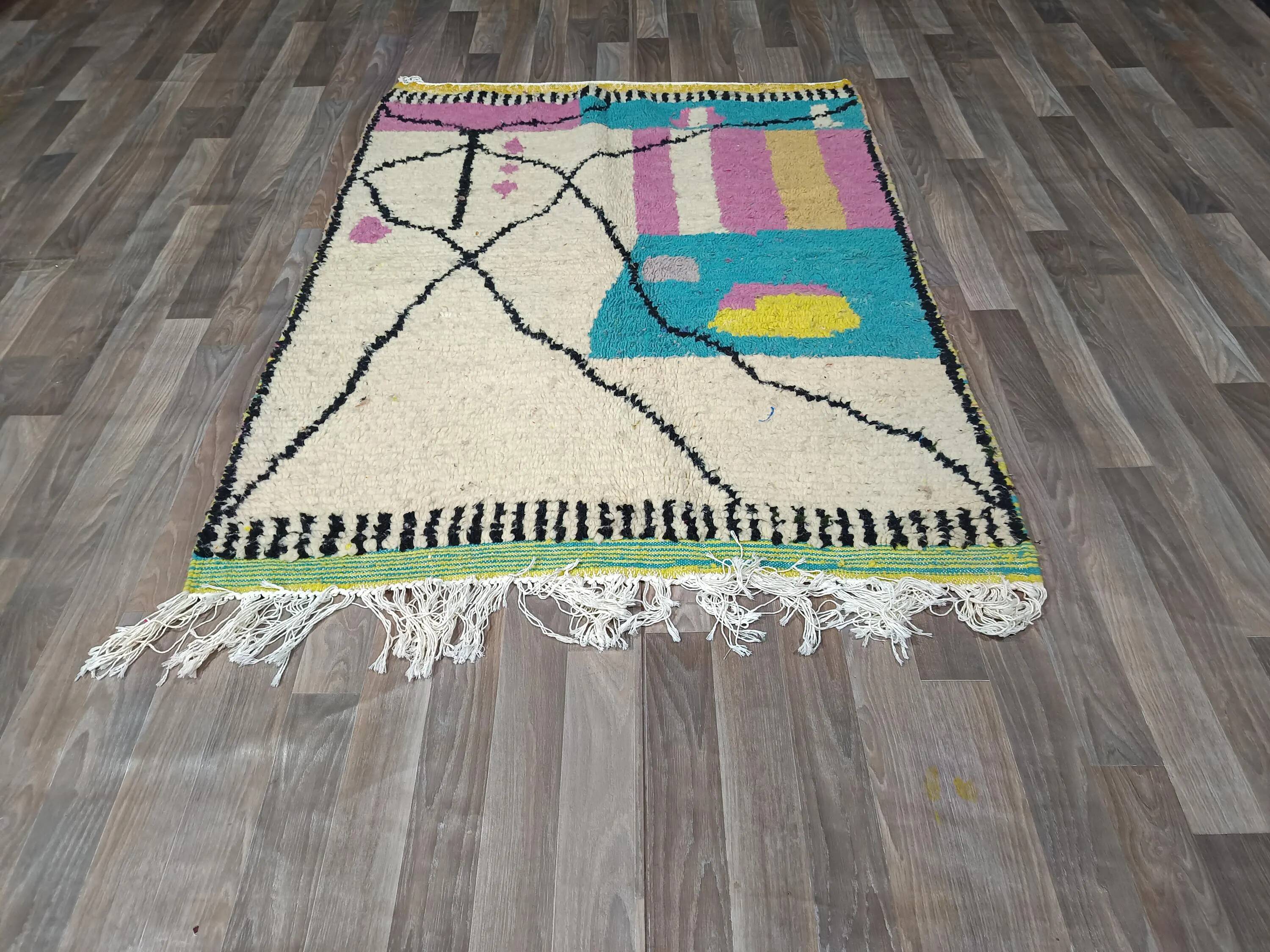 Moroccan handmade rug 3 x 2 m