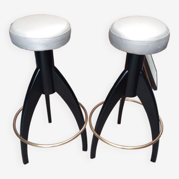 Pair of bar stools 60s