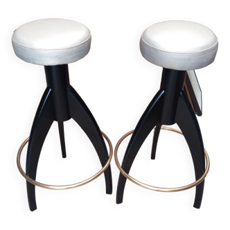 Pair of bar stools 60s