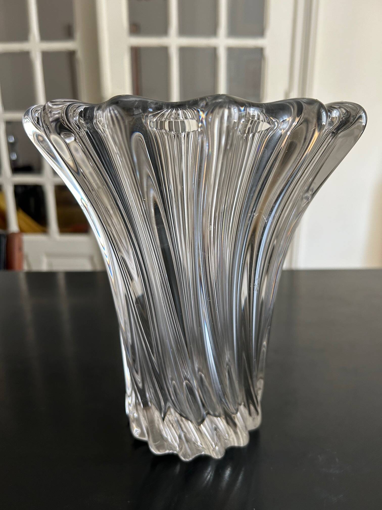 Pierre D'Avesn crystal vase