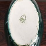 Guido Andloviz Italian big green ceramic vase, 19450s