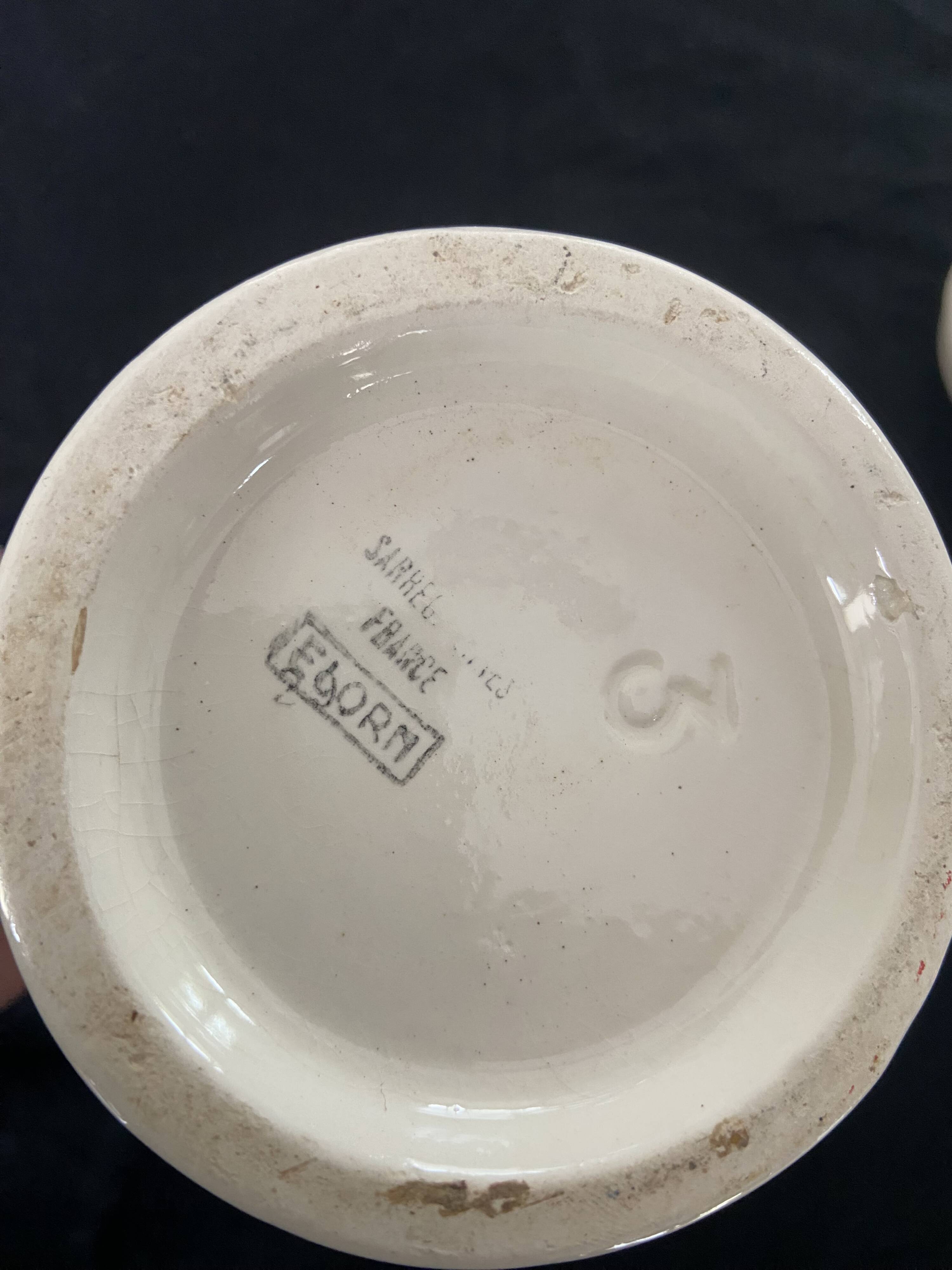 Coffee service Digoin Sarreguemines "Elorn"