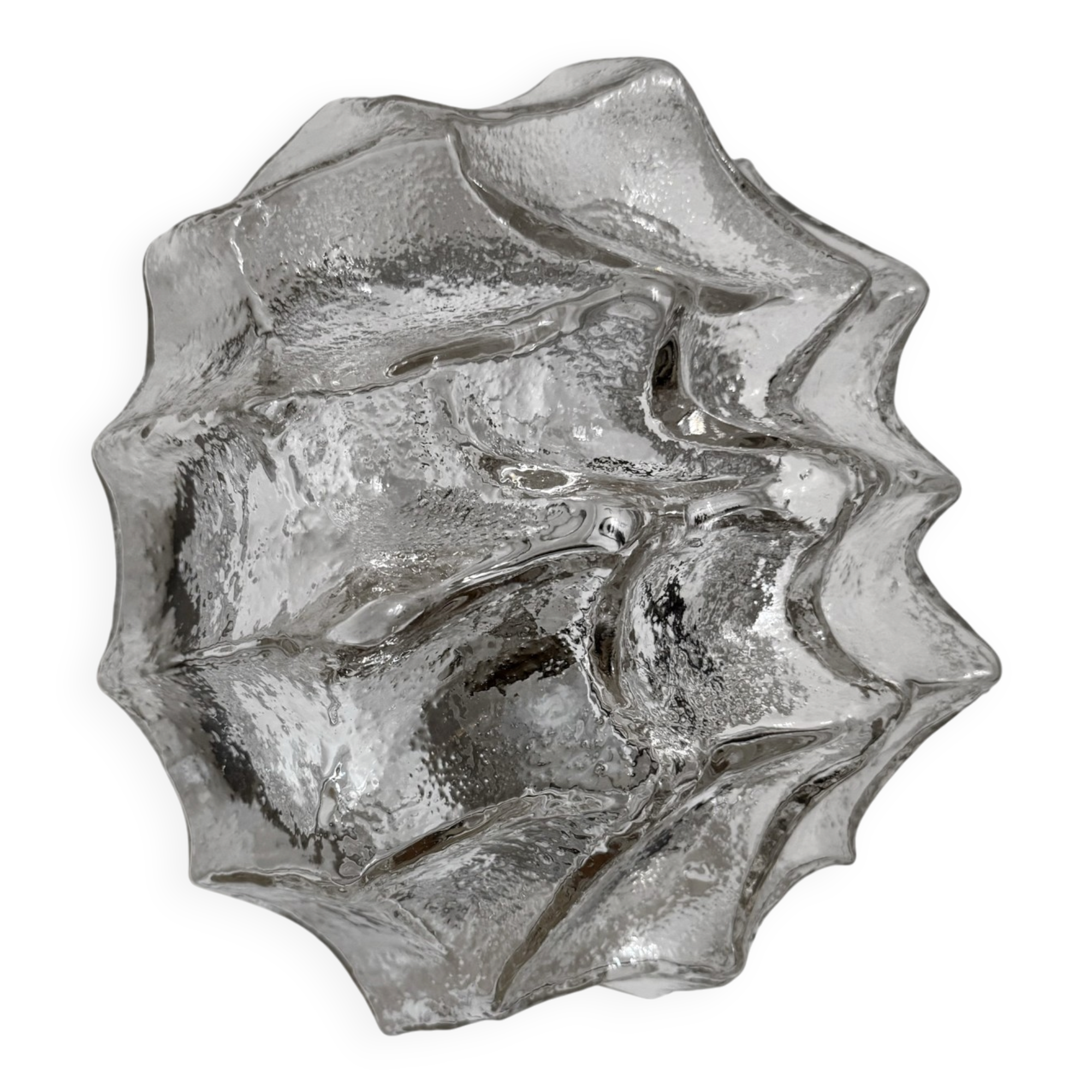 Applique verre à pointes style Carlo Nason années 60