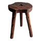 Wooden tripod stool