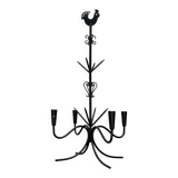 Mid-century Scandinavian metal candle holder by Gunnar Ander, 1960s.