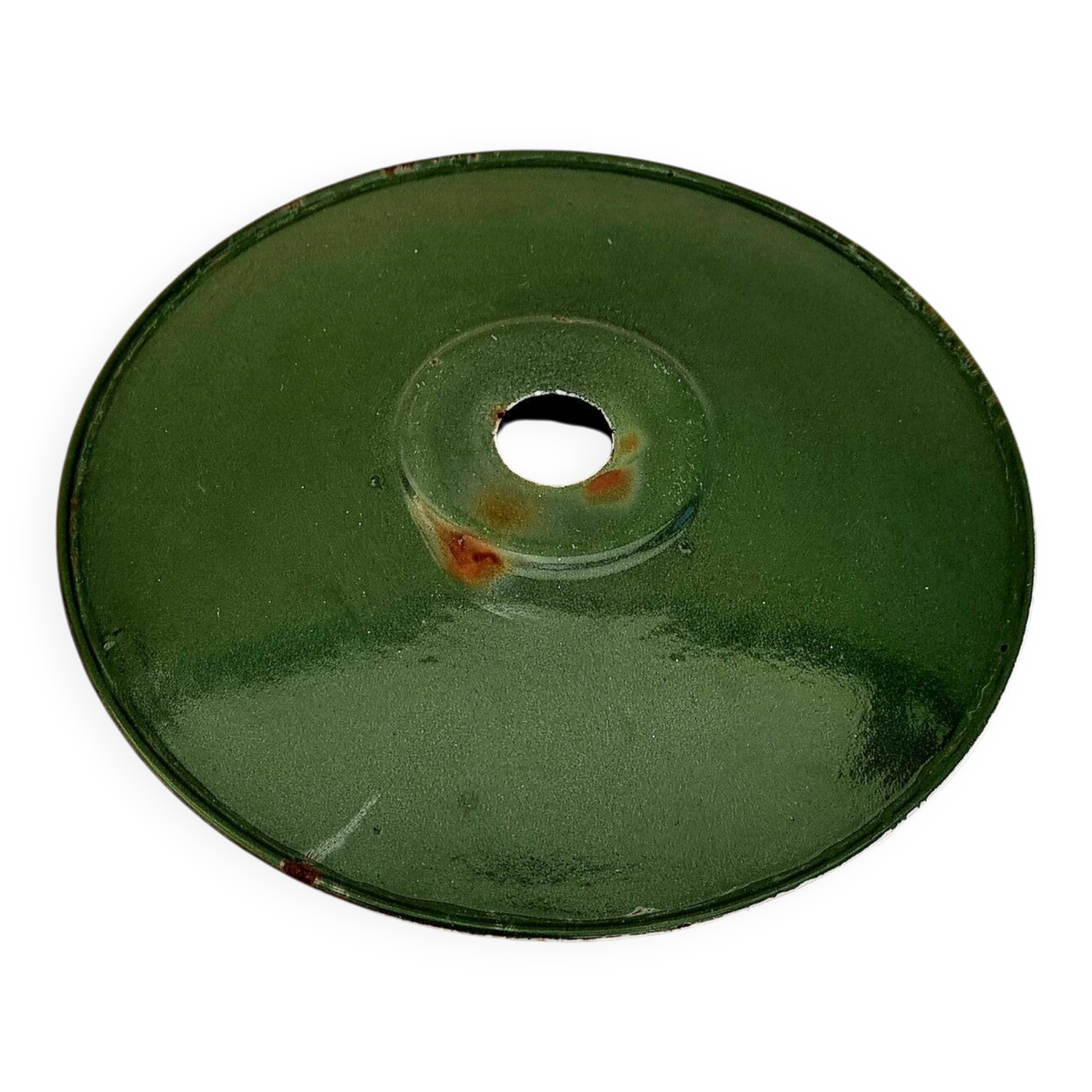 Suspension in enamelled sheet metal