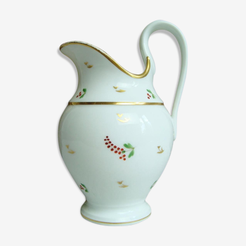 19th century hand-painted pitcher