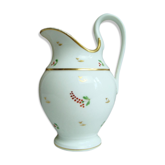 19th century hand-painted pitcher