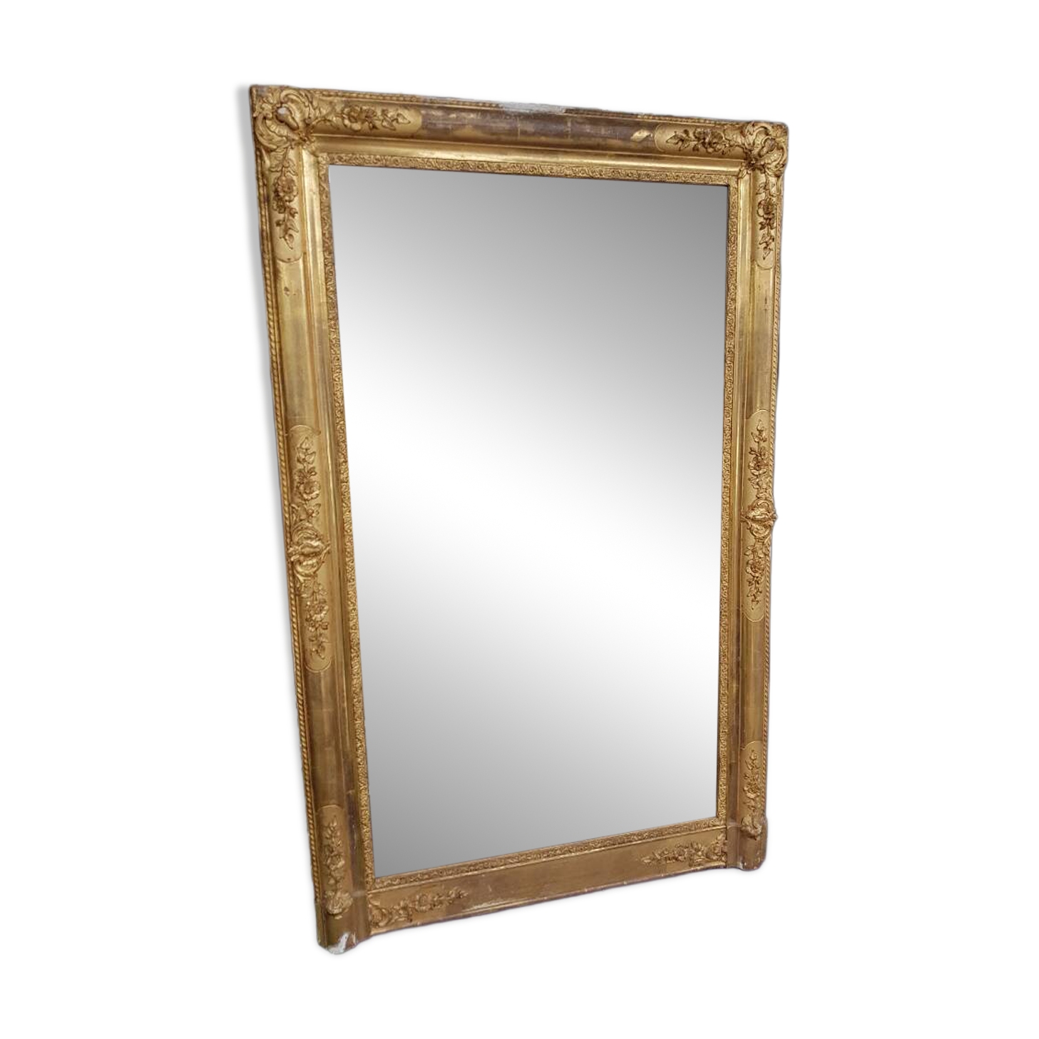 MIROIR DORE D'EPOQUE LOUIS-PHILIPPE  ( 1830-1848 )
