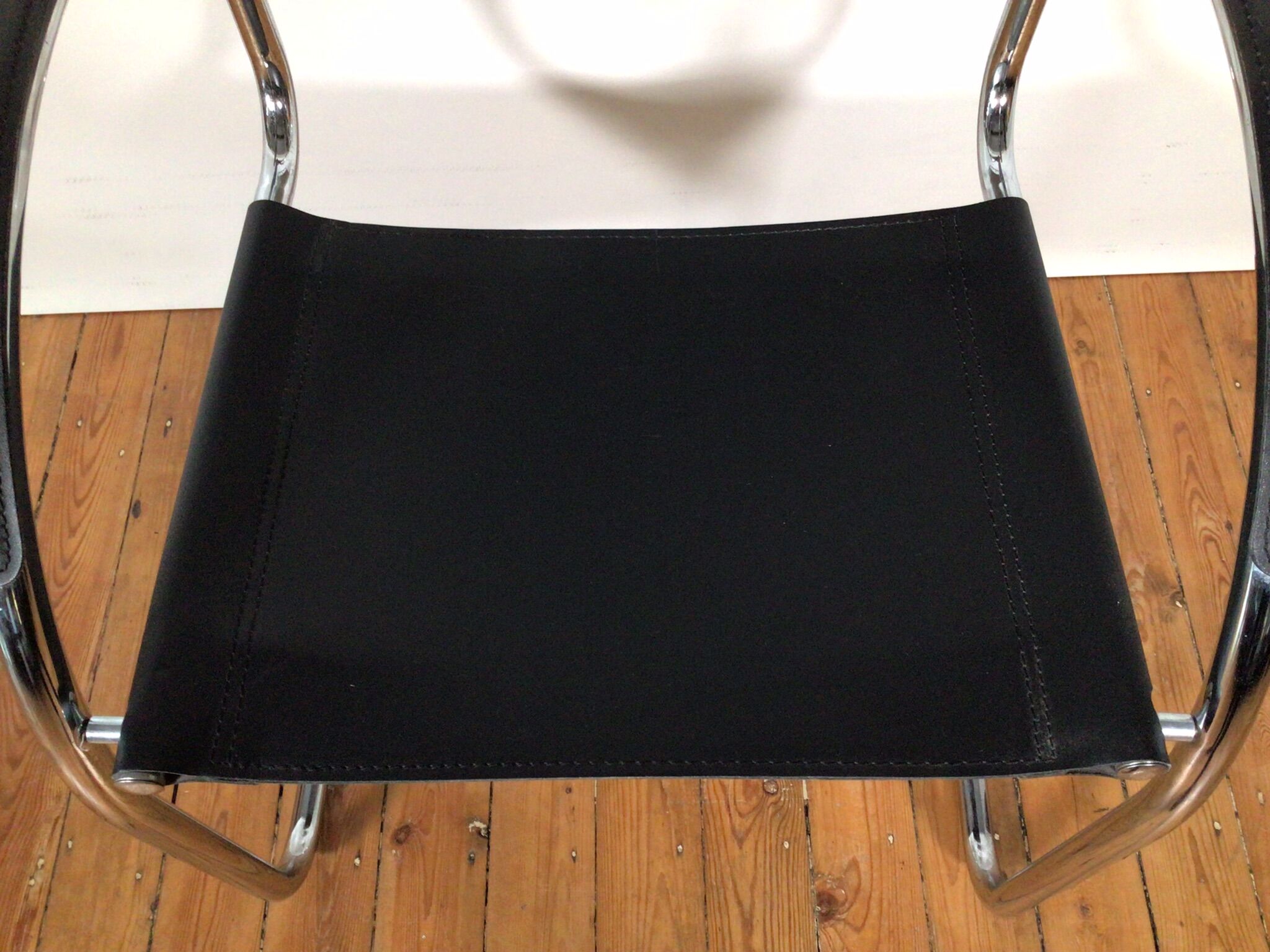 Set 4 chroom buisstoelen