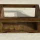 Brutalist condiment service in wood – Mid-Century 1950s