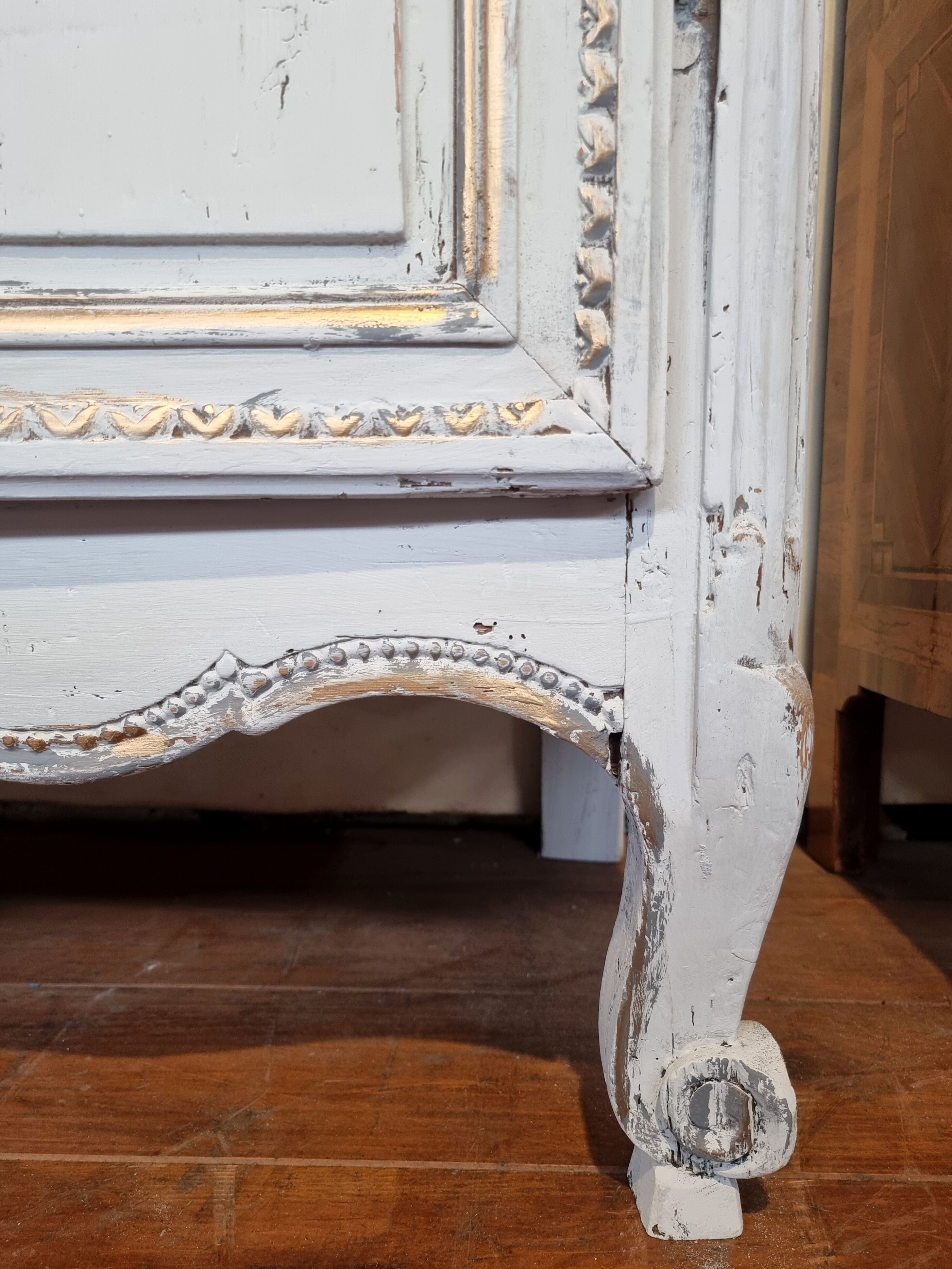 Wedding cabinet de fécamp - upper normandy - transition era - patinated oak - 18th