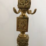 Bronze and onyx coat rack