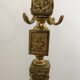 Bronze and onyx coat rack