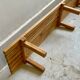 Wooden children's bench