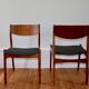 Paire de chaises scandinaves teck années 60 Soro Stole Fabrik