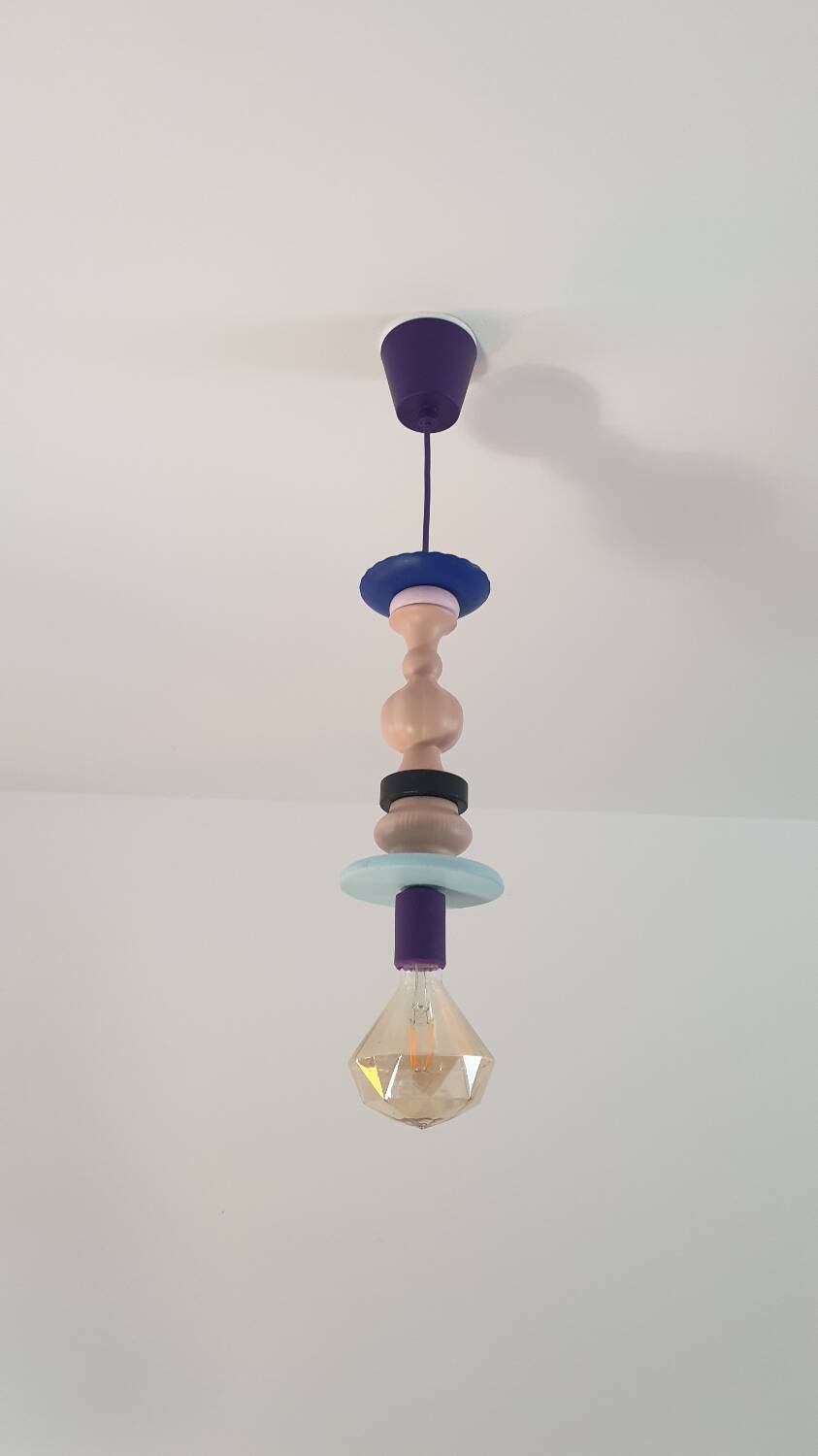 Upcycled suspension in Danish design style