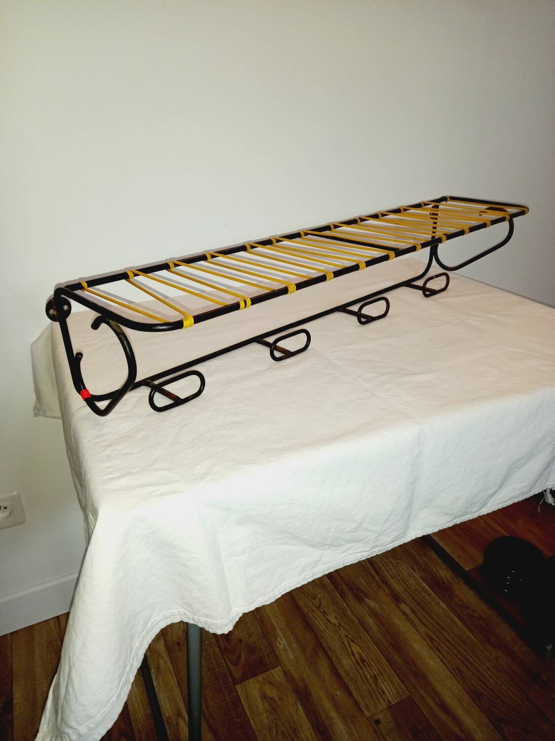 Vintage wall coat rack