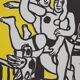Fernand LEGER: Loving couple and horse, signed lithograph.