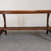 Table basse porte-revues scandinave en teck, Suède vers 1960