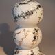 Fine porcelain lamp painted and gilded with fine gold. Laure Selignac, Paris.