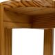 Mid century pinewood stool, 1960s minimalistic design