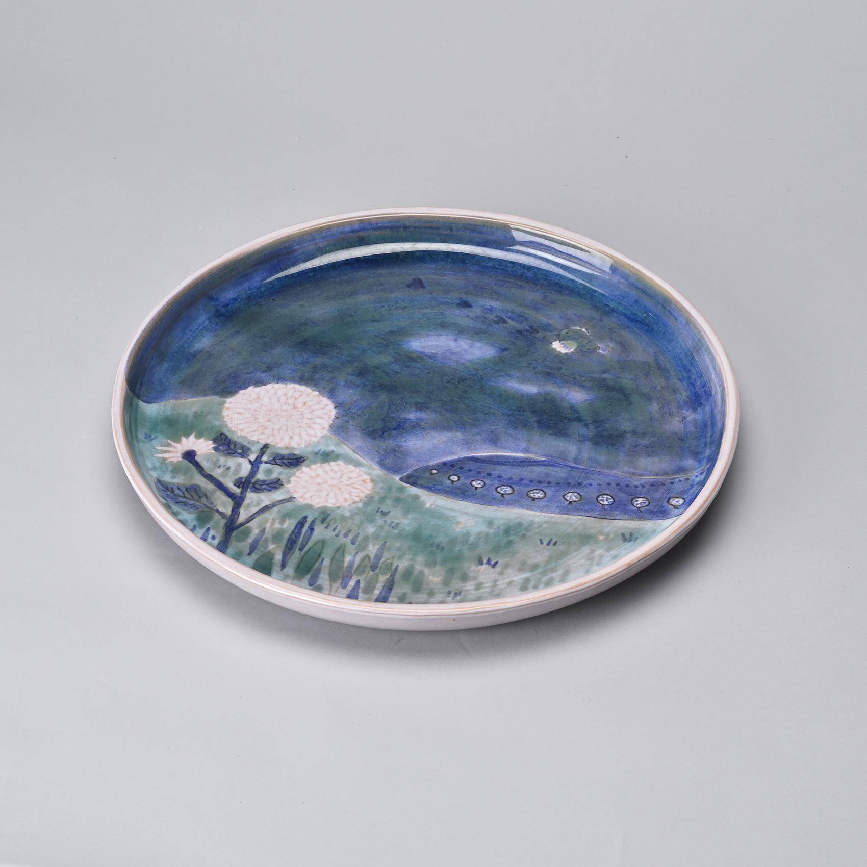 Round dish by Robert and Jean Cloutier, circa 1960